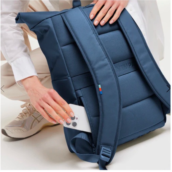 Got Bag Roll Top Backpack in blue, new and never used - Picture 7 of 9